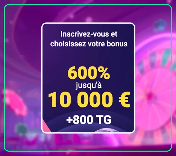 Bonus d'inscription