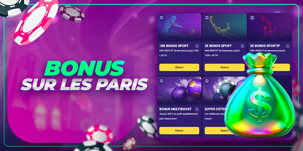 Bonus paris sportifs